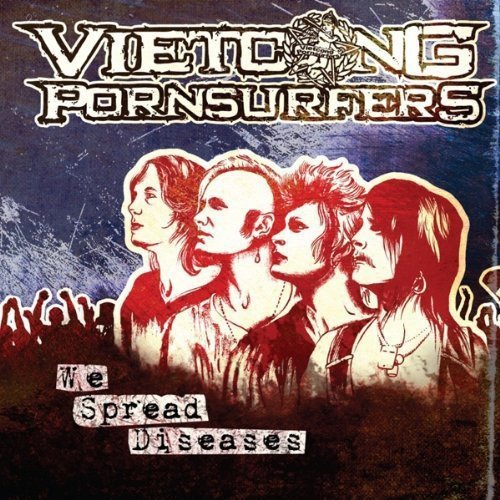 CD cover with four figures and band name "Vietcong Pornsurfers".