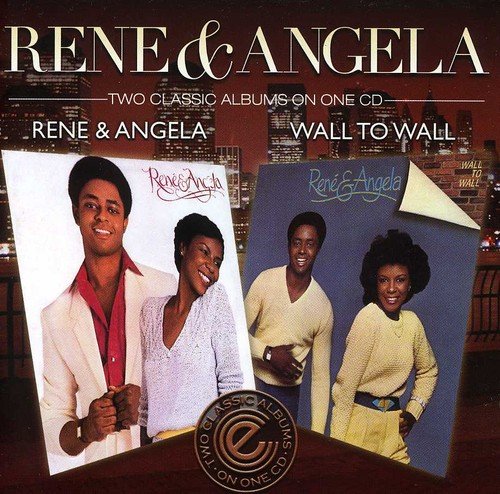 "CD cover featuring Rene & Angela's two classic albums on one disc."