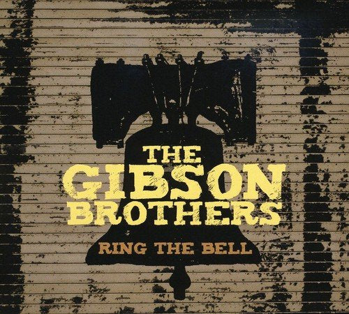 "Album cover featuring a black silhouette of a bell against a wooden background."