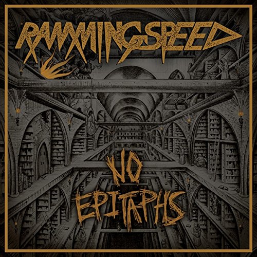 Vinyl album cover with gold text on a dark, gothic-inspired background.