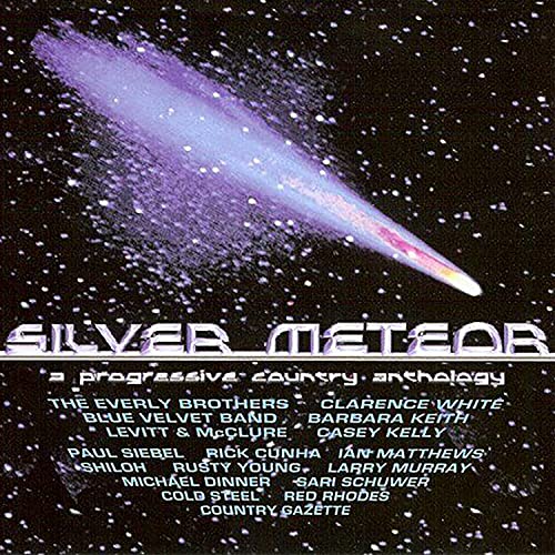 CD cover with a purple comet and artist names listed below.