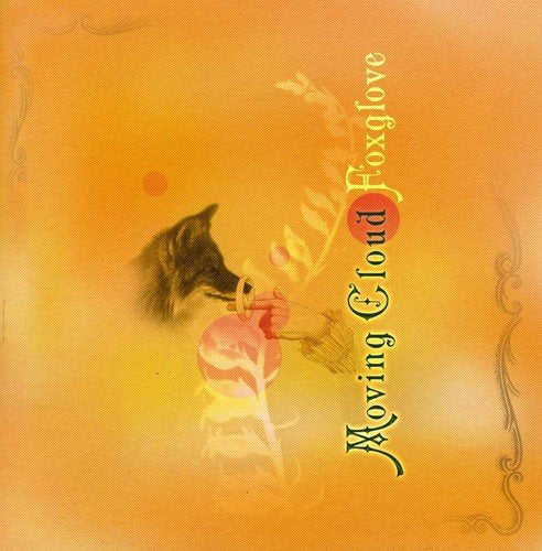 The image is a CD cover with a fox holding a foxglove flower. For accessibility purposes, a suitable alt text could be: "CD cover with fox holding foxglove, yellow background."