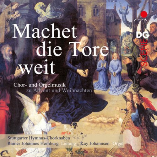 CD cover depicting a religious scene with figures and text in German.