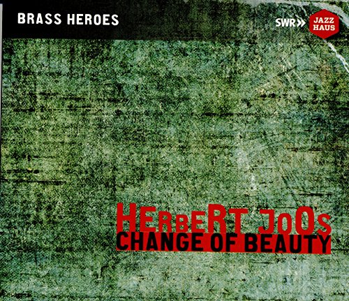 Green textured album cover with "Herbert Joos Change of Beauty" in red text.
