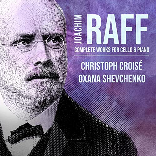 CD cover featuring a portrait of Joachim Raff and text details.