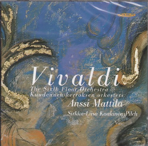 CD cover for Vivaldi concertos by The Sixth Floor Orchestra, abstract art.