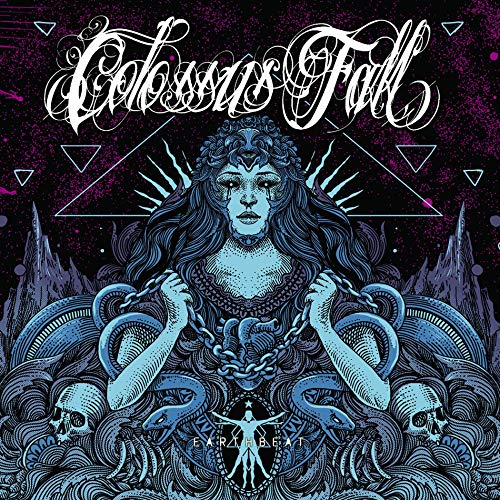 CD cover for Colossus Fall’s “Earthbeat” featuring a woman and skulls.