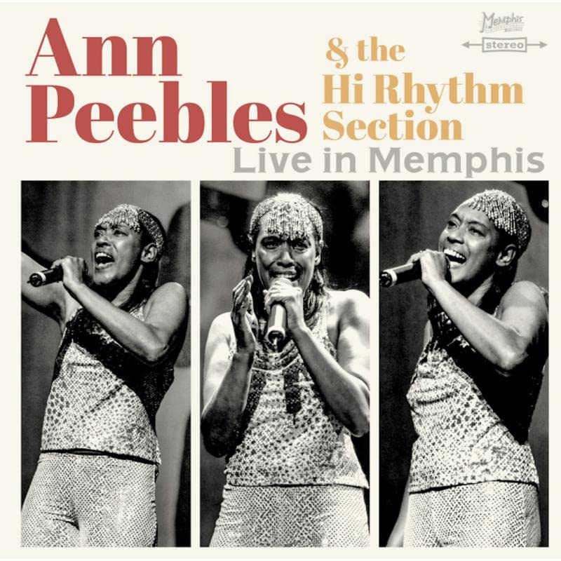 Ann Peebles album cover with three performance photos of the singer.