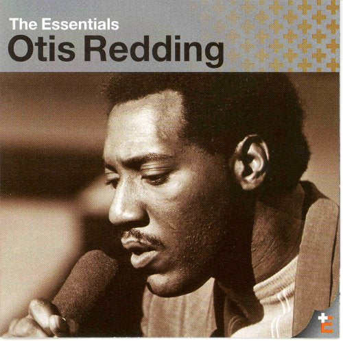 Otis Redding's "Essentials" CD cover featuring a portrait of the singer.