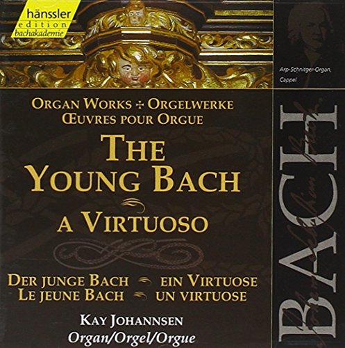 CD cover for Johann Sebastian Bach’s organ works, “The Young Bach.”