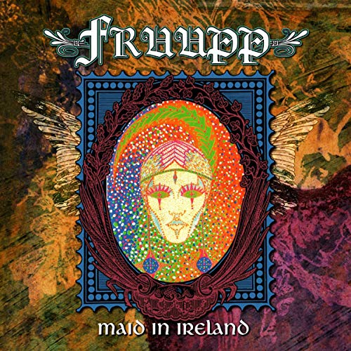 A CD case with a colorful cover, titled "Fruupp - Maid In Ireland", on a white background.
