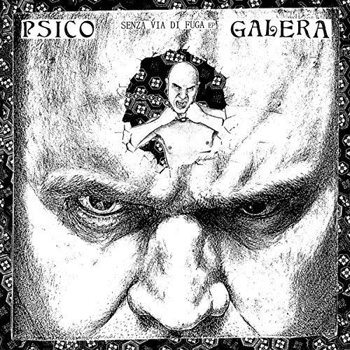 Black and white illustration of a face with a screaming figure emerging.