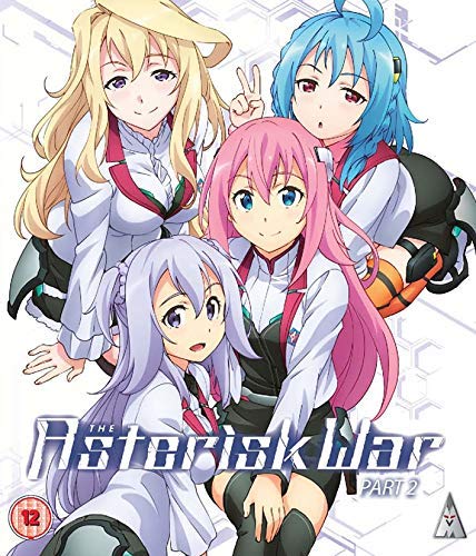 Anime Blu-ray cover featuring four young women in school uniforms.