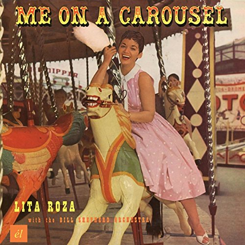 Album cover featuring a woman in a pink dress on a carousel horse.