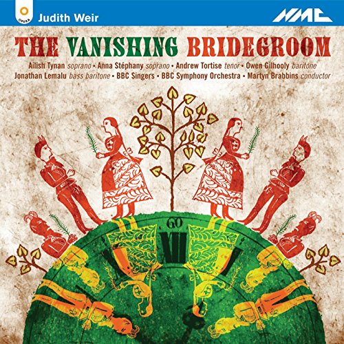 CD cover for "The Vanishing Bridegroom" with folk art-style illustrations.