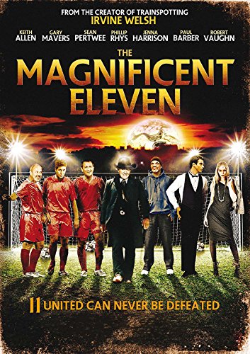 DVD cover for "The Magnificent Eleven" featuring a soccer team and coach.