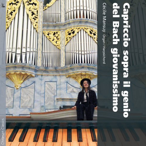 CD cover featuring a woman standing at an ornate organ with gold decorations.