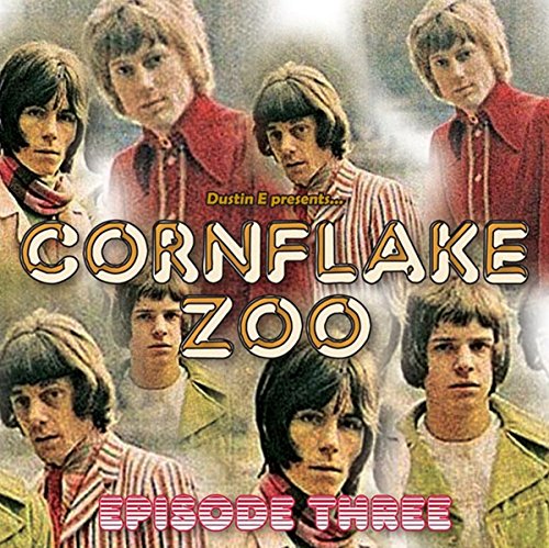 CD cover for “Cornflake Zoo Episode 3” featuring repeating images of young men.
