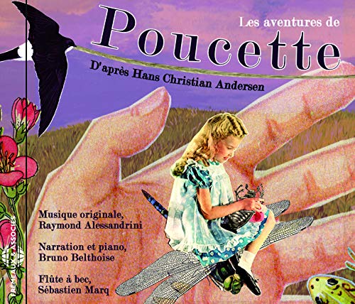 CD cover: "Thumbelina" illustration with a girl, flower, and hand.