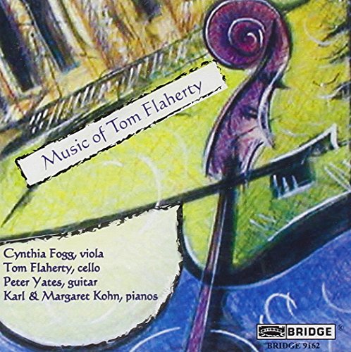 A CD cover featuring an abstract cello illustration with musician names and "Bridge" logo.