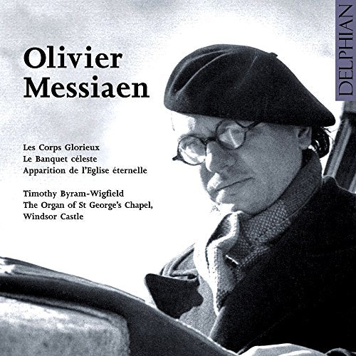 Black-and-white CD cover featuring a man playing an organ with text overlay.