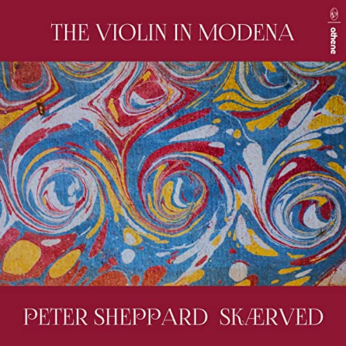 CD cover with swirling marbled paper in red, blue, and yellow.