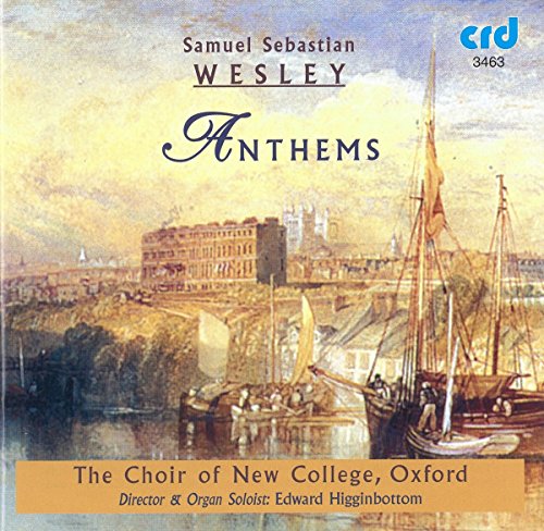 CD cover for Samuel Sebastian Wesley anthems, featuring a riverside scene.