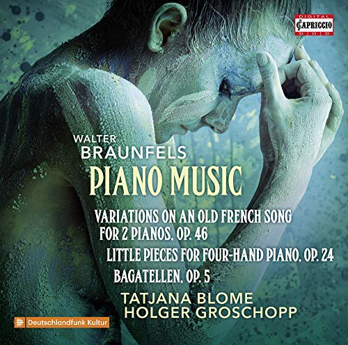 CD cover for Walter Braunfels piano music performed by Blome and Groschopp.