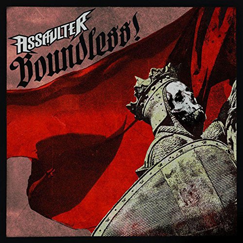 Album cover with knight illustration, red flag, and "Assaulter Boundless!" text.