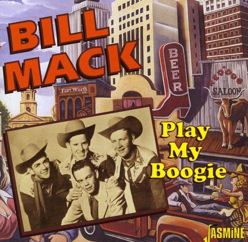 "CD cover art with cartoon city scene and black-and-white inset photo of three men."