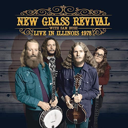 New Grass Revival band portrait with instruments, 1978 album cover.