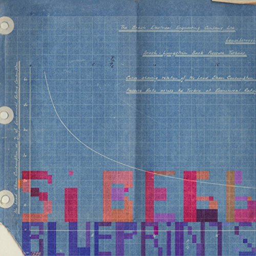 "Blueprints with 'BLUEPRINTS' and 'BEGG' text overlaid on a graph paper background."