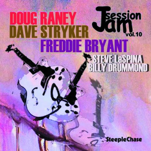 CD cover for "Jam Session Vol. 10" featuring guitar artwork.