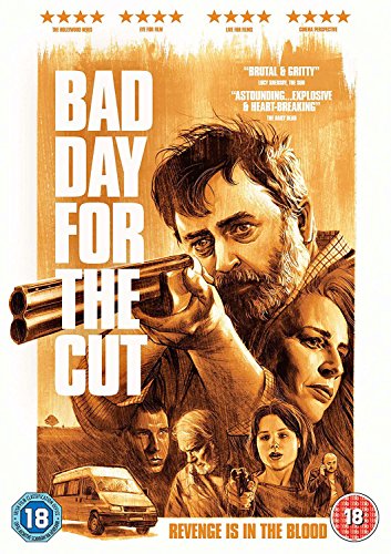 DVD cover for "Bad Day For The Cut" featuring a man with a gun.