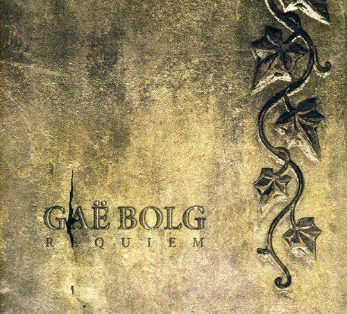 CD cover for Gae Bolg - Requiem, with ivy and textured green background.