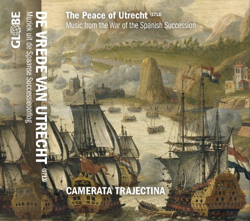CD cover depicting 18th-century naval battle scene, titled "The Peace Of Utrecht".