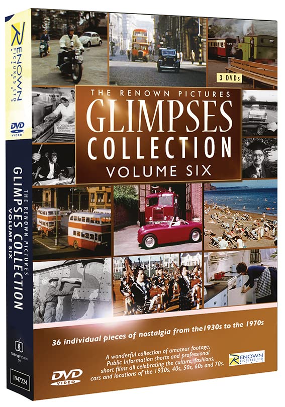 DVD case featuring black and white vintage footage stills of people and vehicles.