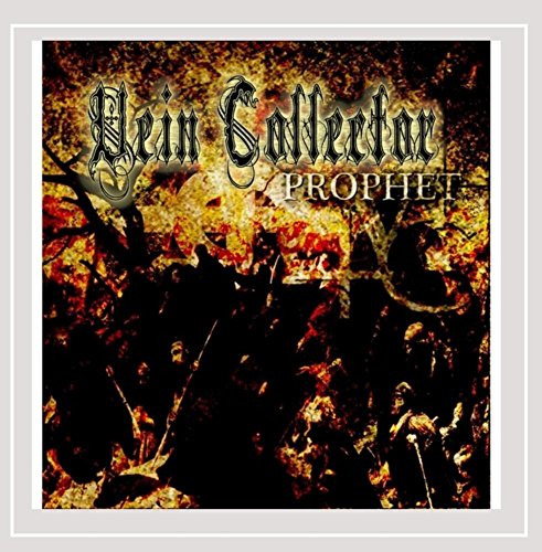 CD cover for Vein Collector’s “Prophet” with dark, textured imagery.