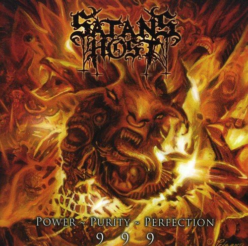 CD cover art: demonic figure amidst fiery orange and yellow textures.