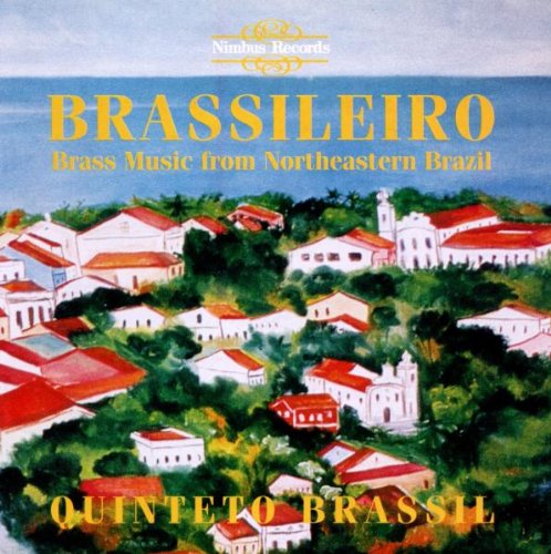 "CD cover featuring a painting of white buildings with red roofs."