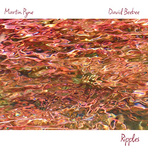 CD cover for "Ripples" by Pyne & Beebee, showing water surface textures.