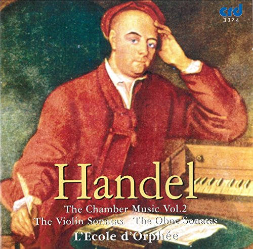 CD cover featuring a portrait of composer George Frideric Handel.