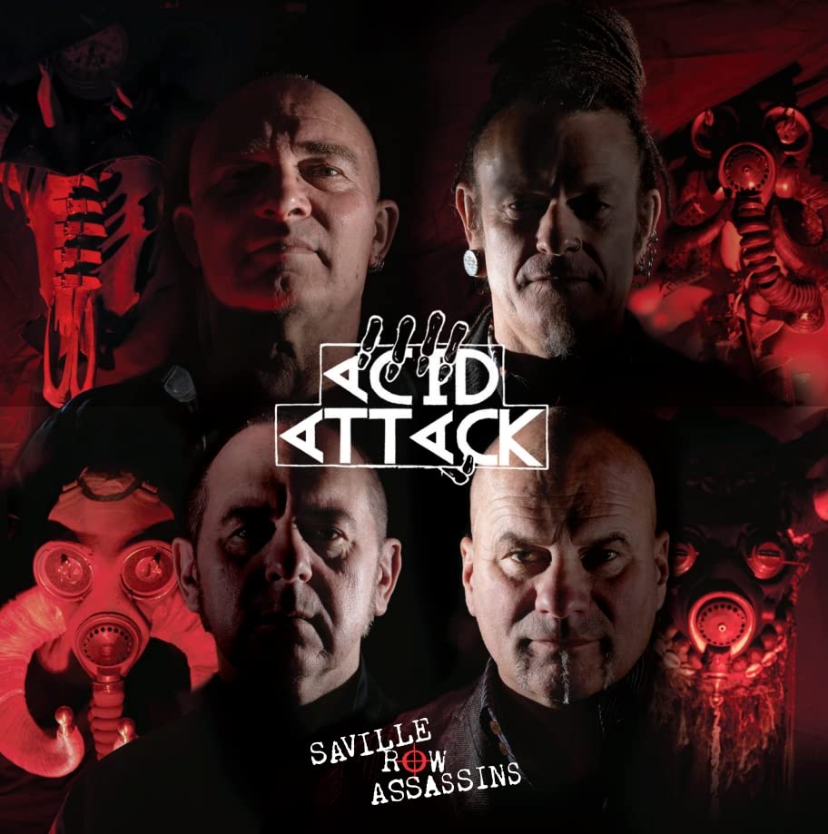CD cover featuring four shadowed figures and bold text: "Acid Attack.