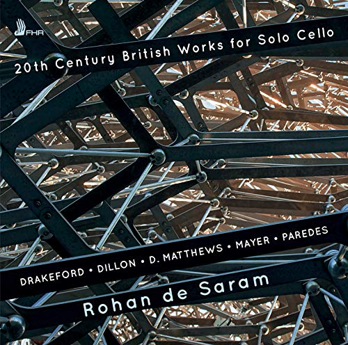 "CD cover featuring a geometric metal sculpture with white text overlay."
