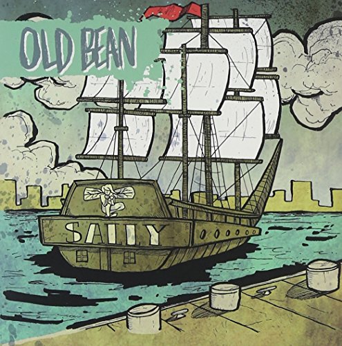 Old Bean - Sally" CD cover: illustrated sailing ship with a woman at the bow.