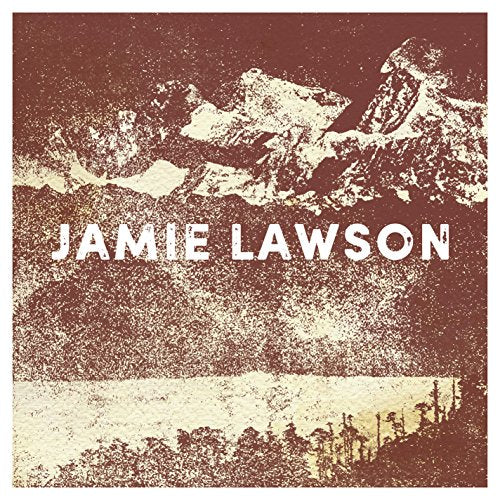 CD cover with mountains, water, trees, and text "JAMIE LAWSON".