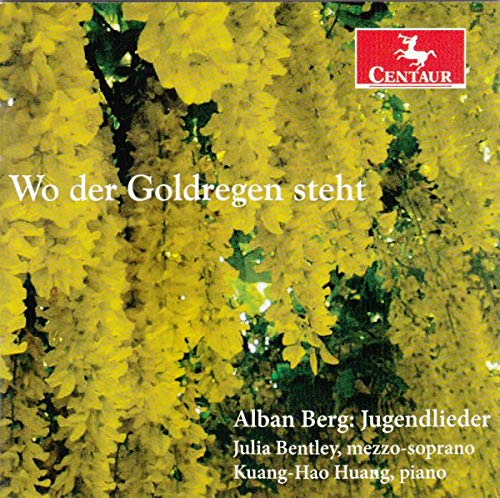 CD cover for Alban Berg’s Jugendlieder, featuring yellow flowers.