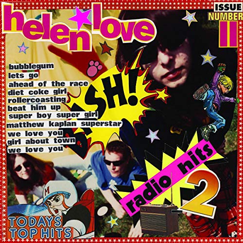 Helen Love "Radio Hits Vol.2" CD cover with band members and pop art.