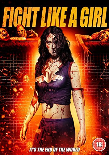 DVD cover featuring a bloody woman standing in front of a brick wall.