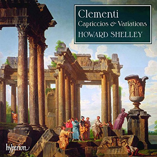 "CD cover featuring a classical painting of people among ancient Greek ruins."
